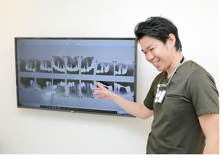 「見える診療」 わかりやすく、納得の治療説明